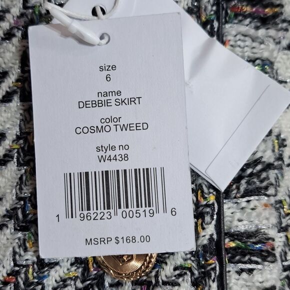 NWT Walter Baker Debbie Tweed Skirt - Picture 11 of 11